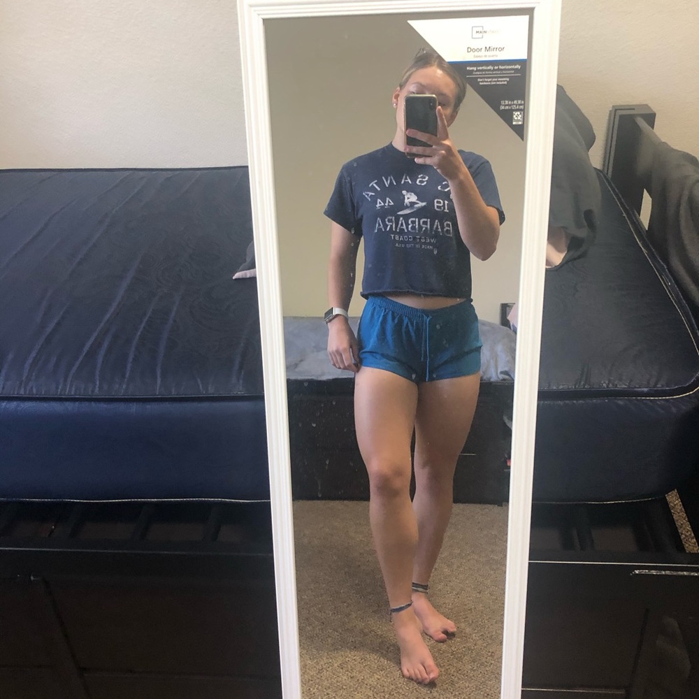 Bright Blue Track Shorts